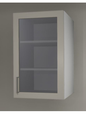 1 Glass Door Top Cabinet (Clear glass) Right Hinged